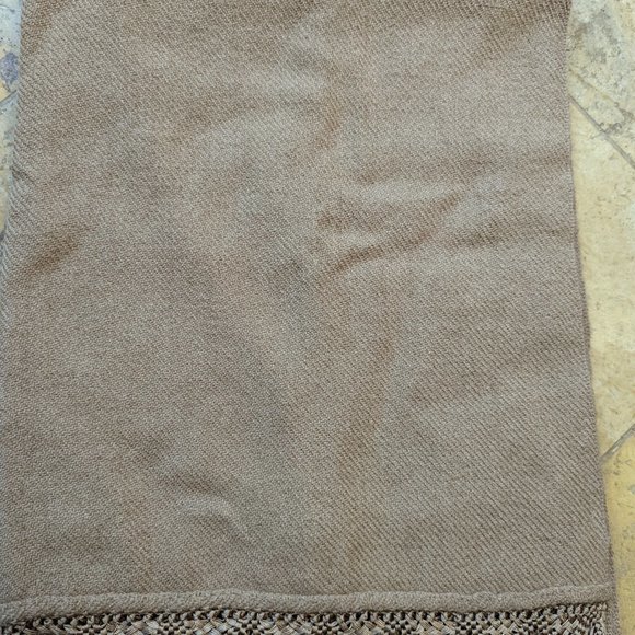 NWT- Beige Italian Scarf - Picture 3 of 5